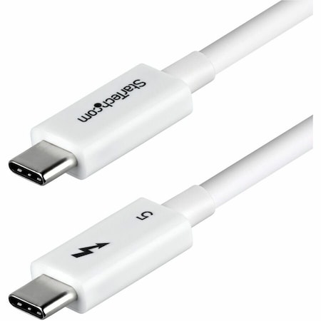 Startech.Com 2.6FT (80CM) THUNDERBOLT 5 CABLE, 80GBPS/UP TO 120GBPS, 240W PD, 8K 60HZ VIDEO,  TBLT5MM80CM240WWH