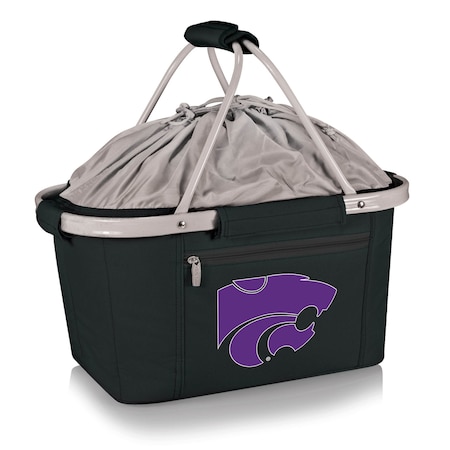 Picnic Time Family Of Brands NCAA Kansas State Wildcats Metro Shopping Basket - Insulated Picnic Basket 645-00-175-254-0