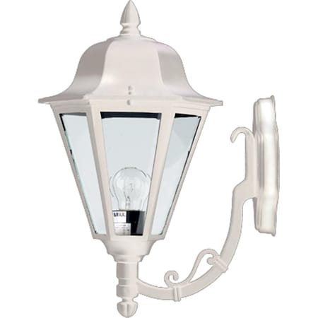 Intense Powder Coated Cast Aluminum Wall Light Fixture - White - 16.75 x 8.50 x 12.50 in. IN3487709