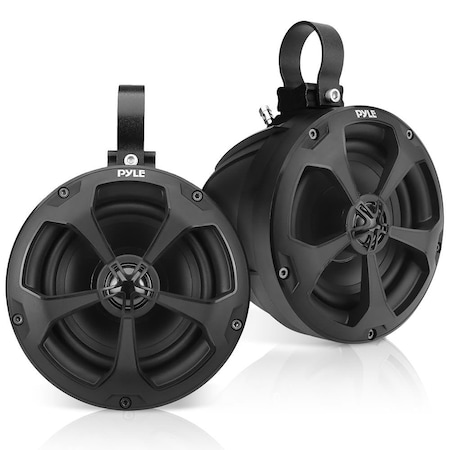 Pyle Pyle 2-Way Waterproof Off Road Speakers, 1000W, 5.25" Active Passive Marine Speakers, Full Range Outdoor Audio PLUTV53BTA