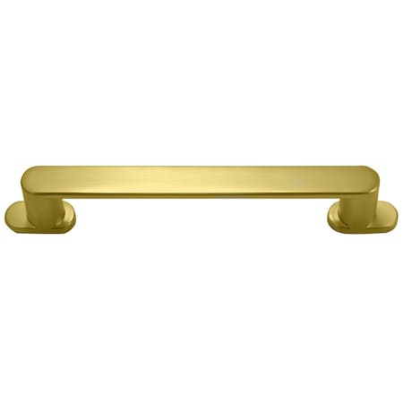 Mng Hardware 128mm Aspen Pull - Matte Brushed Brass 81304