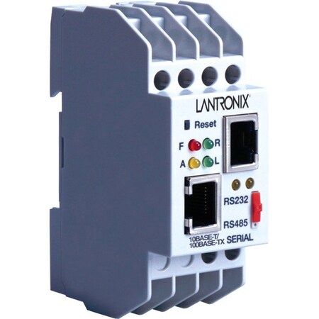 Lantronix XPRESS DR-IAP, INDUSTRIAL DEVICE SERVER WITH INSTALLABLE INDUSTRIAL PROTOCOL, DIN-RAIL MOUNT,  XSDRIN-03