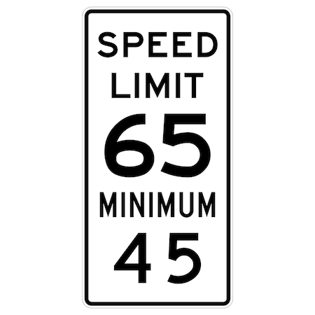 Sign Solutions Usa Traffic Sign, 24 in Width, Aluminum Sign, Vertical Rectangle DUS12DWT2448R2-4a654