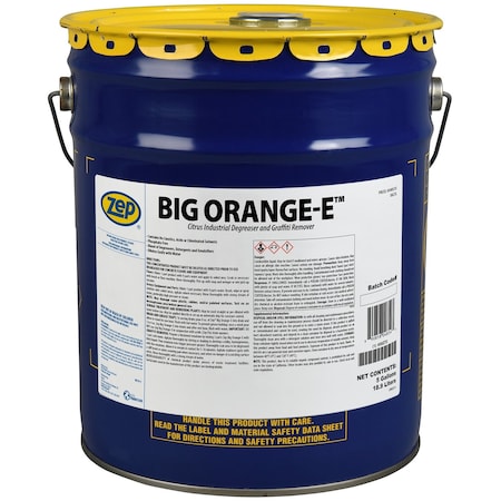 Zep Degreaser, 5 Gal Drum, Liquid, Orange 48535
