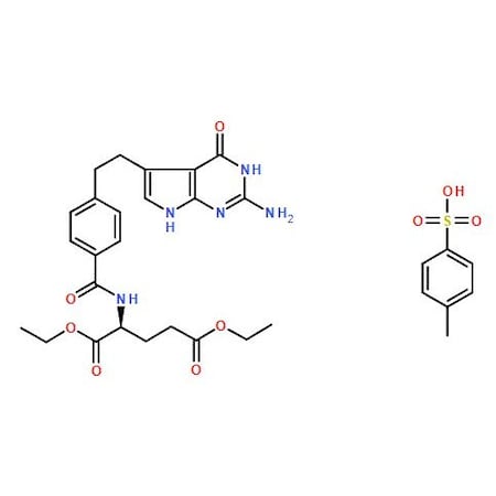 Ak Scientific (S)-Diethyl 2-(4-(2-(2-amino-4-oxo-4, 7-dihydro-3H-pyrrolo[2, 3-d]pyrimidin-5-yl)ethyl)benzamido)pent Z1841-5g