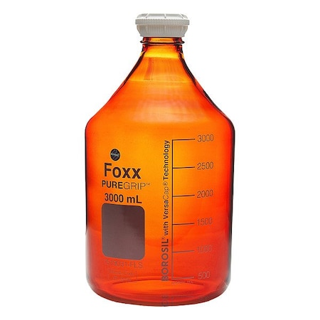 Foxx Life Sciences Glass Lab Media Btl, Boro Gls, 326mm H 1519033-FLS