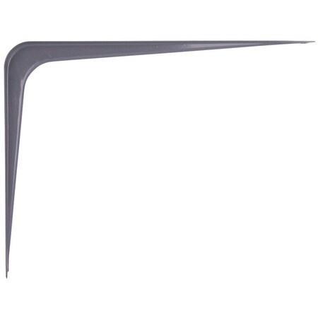 Prosource Shelf Bracket, 110 lb/Pair, 10 in L, 8 in H, Steel, Gray 21140PGL-PS