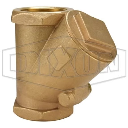 Dixon Check Valve, 2 in Nominal, FNPT End Style, Brass Body DSCV200