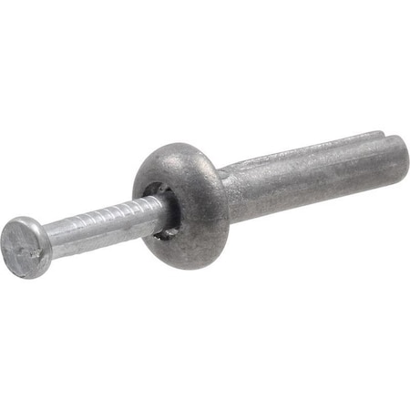 Hillman 3/16 in. D X 7/8 in. L Steel Mushroom Head Hammer Drive Anchor, 100PK 372051