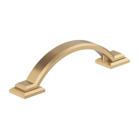 Amerock Sheffield 3 inch (76mm) Center-to-Center Champagne Bronze Cabinet Pull, 10PK 10VMP37040CZ