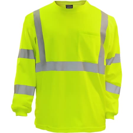 Reflective Apparel ANSI Type R Class 3 Long Sleeve T-Shirt 204ST-LM-XL
