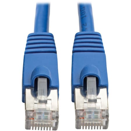 Eaton Tripp Lite Series Cat6a 10G Snagless Shielded STP Ethernet Cable RJ45 M/M, PoE, Blue, 6 ft. N262-006-BL