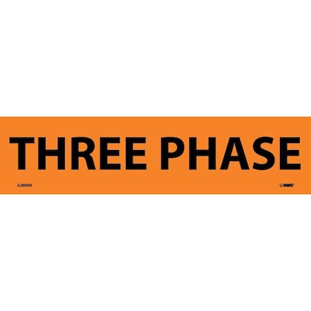 Nmc Three Phase Electrical Marker, Pk25 JL2034O