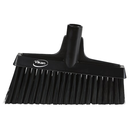 Vikan Angle Cut Lobby Broom, Black 31059