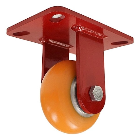 Hamilton Plate Caster, Steel, Rigid R-HS-42EMB-ZB