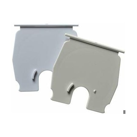 Rv Designer BASIC CABLE HATCH, FLAT SIDED, POLAR WHITE - 4.2IN X 3.9IN X 2IN B140