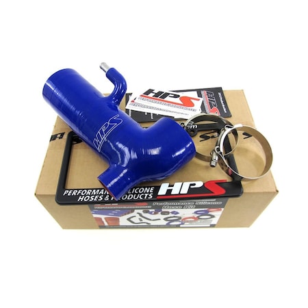Hps Performance High Temp Reinforced Silicone Air Intake Hose Kit, Blue, 57-1294-BLUE