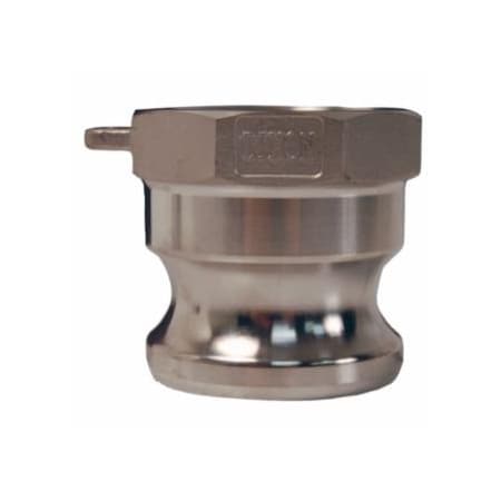 Dixon Valve Global Type A Adapters, 2 in (NPT), Aluminum 238-G200-A-AL