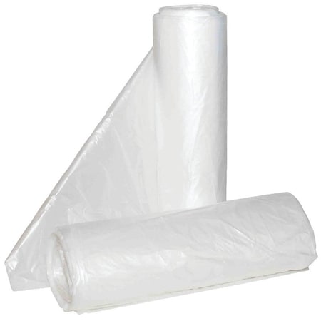 Aluf Plastics HiLene AntiMicrobial Coreless Can Liner, 33 gal Capacity, HDPE, Clear HCR-334016C