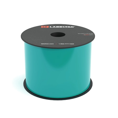 Labeltac LabelTac 4 and Pro Model Label Supply 3.5in x 150ft, Teal LT3523