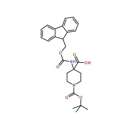 Ak Scientific N-Fmoc-Amino-(4-N-Boc-piperidinyl)carboxylic acid (1g), CAS 183673-66-7 V1376-1g