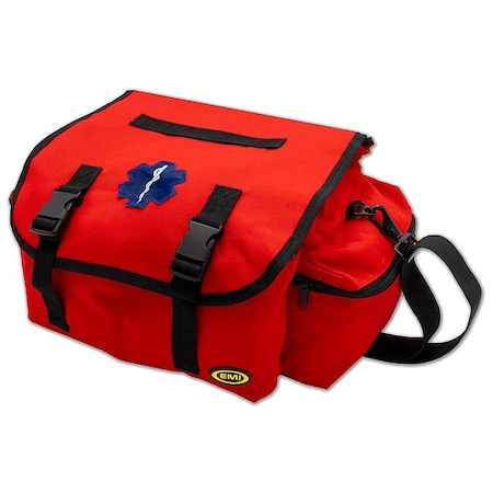 Emi Trauma Bag, Nylon, 17 in L, 7 in W, Red 626