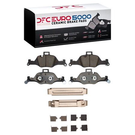 Dfc 5000 Euro Ceramic Disc Brake Pad Set,  1600-2060-01