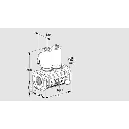 Honeywell Kromschroder VCS9125F05NNASL3E/PPEP/PPPP KS88203431