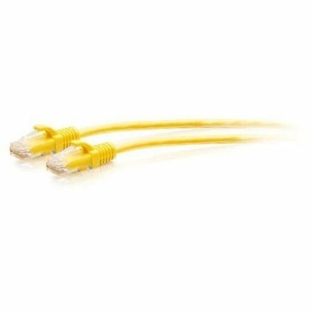 C2G 15FT/4.5M CAT6A SLIM PATCH 28AWG YELLOW C2G30172
