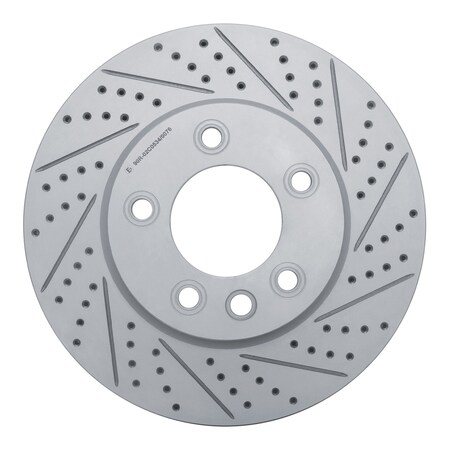 Dynamic Friction Co DFC Geoperformance Rotor - Drilled and Slotted 830-74049D