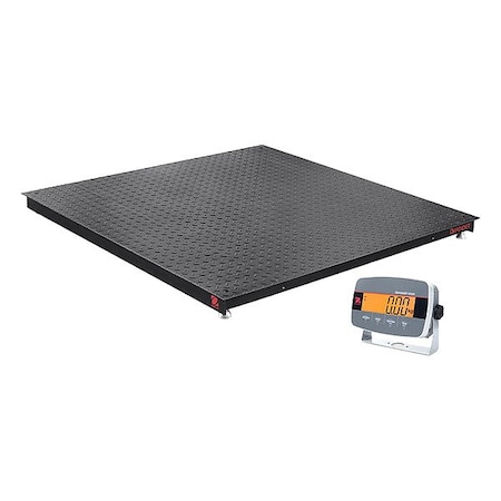 Ohaus FloorScale, BacklitLCD, 0.5lb/0.2kg i-DF33P2500B1R