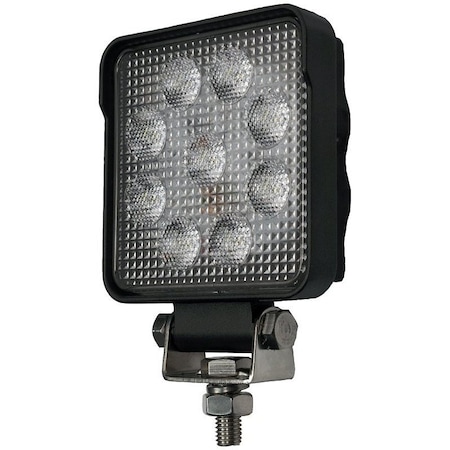 Pm Company Great White Series Square Work Light, 13.5/28 V, LED Lamp, White V910-MV