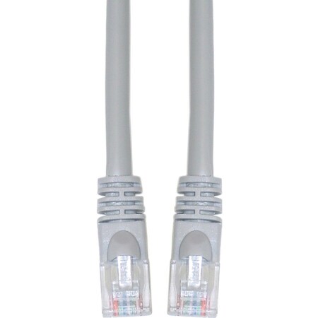 Cable Wholesale Cat6 Gray Copper Ethernet Crossover Cable, Snagless/Molded Boot, 14 foot 10X8-33114