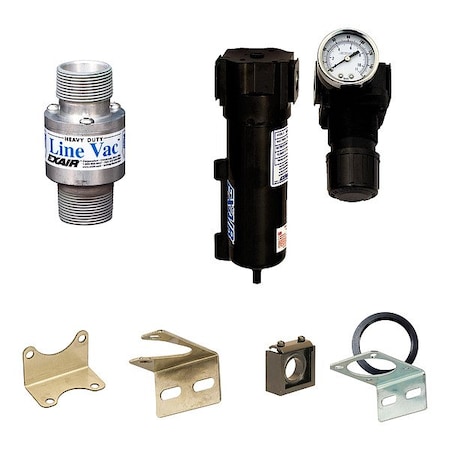 Exair NPT Heavy Duty Threaded Line Vac Kit 153125