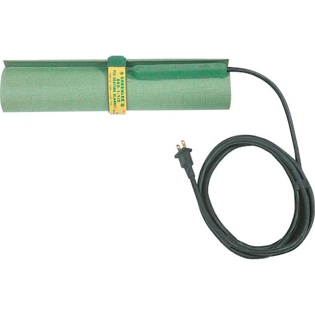 Greenlee PVC Heating Blanket, For 1/2" to 1-1/2" PVC Conduit, 120 Volts, 200 Watts, Silicon Rubber 860-1-1/2