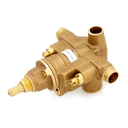 Zurn Waterworks - 4-Port Shower Valve Only W/ Diverter, Service S TPK7220-WW-FP-SS