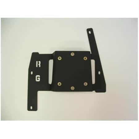 Rugged Gear Compact Floor Mount 2010-Up Polaris Ranger Midsize 2010 Up Adapter Plate 10146