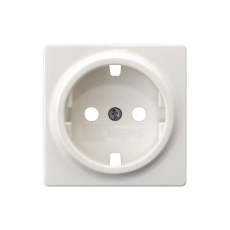 Siemens DELTA i-system Socket outlet cover without insert titanium white 55 x 55 mm 5UH1044