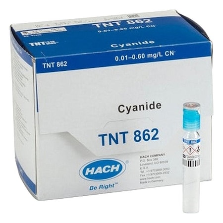 Hach Cyanide Vial Test, Vial TNT862