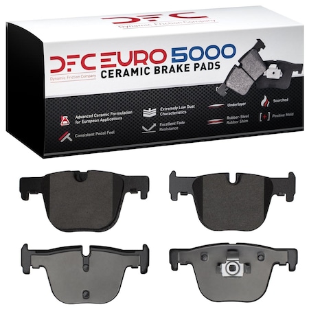 Dfc 5000 Euro Ceramic Disc Brake Pad Set,  1600-1610-00