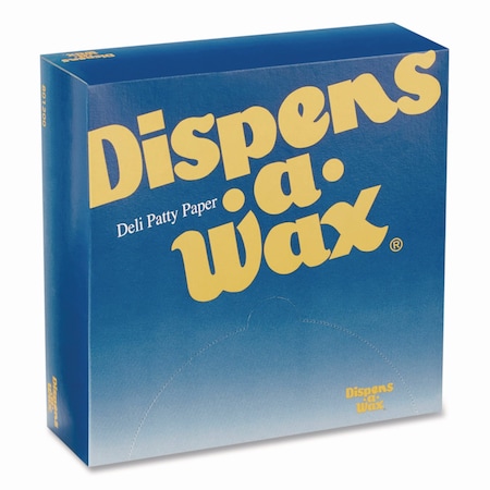 Dixie Dispens-A-Wax Waxed Deli Patty Paper, 6 x 6, 10000PK 801200