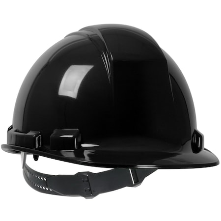 Dynamic Cap Style Hard Hat with HDPE Shell, 4-Point Textile Suspension and Pin-Lock Adjustment 280-HP241-11