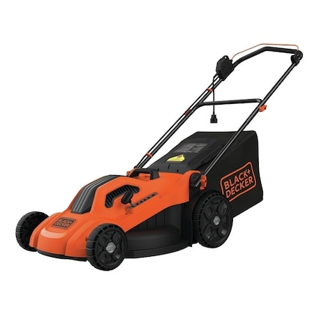 Black & Decker Electric Lawn Mower, 13 A, 120 V, 20 in W Cutting, Winged Blade, 20 in L Cord BEMW213
