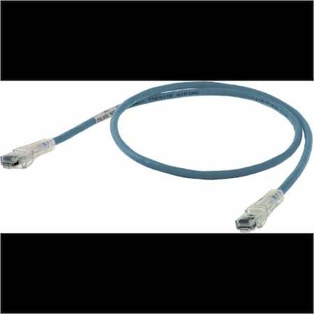 Hubbell Premise Wiring Ethernet Cable, Cat 6, Blue, 10 ft. HC6B10