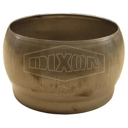 Dixon Type B Quick Connect Fitting, 4 in, Male Weld-On, Steel, Domestic 3034