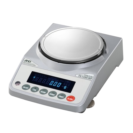 A&D FX-1200iWP Precision Balance, 1220g x 0.01g with External Calibration, IP65, NTEP LEGAL FOR TRADE FX-1200iWPN