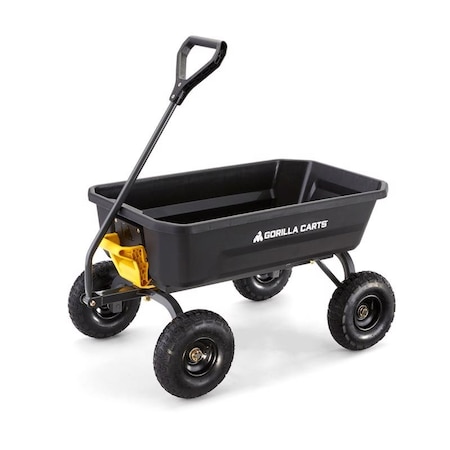 Gorilla Carts Poly Dump Cart 600 lb. cap. GCG-4