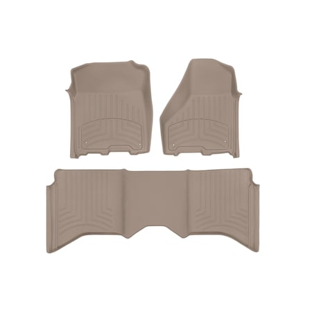 Weathertech Tan, Front and Rear FloorLiner HP 454781IM-452163IM