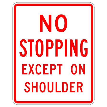 Sign Solutions Usa Traffic Sign, 18 in Width, Aluminum Sign, Vertical Rectangle DUS12DWT1824R8-6