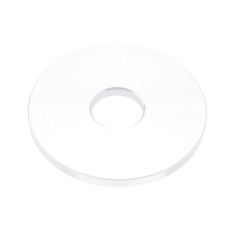 Zoro Select Flat Washer, For Screw Size M14 , PTFE Not Applicable Finish, 5 PK WASBM14WPTFE